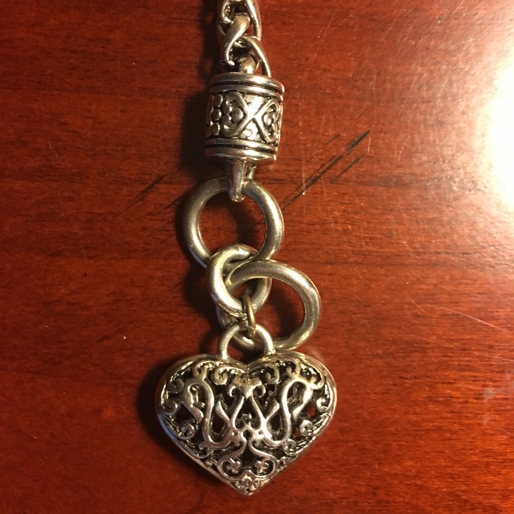 Women’s silver heart bracelet